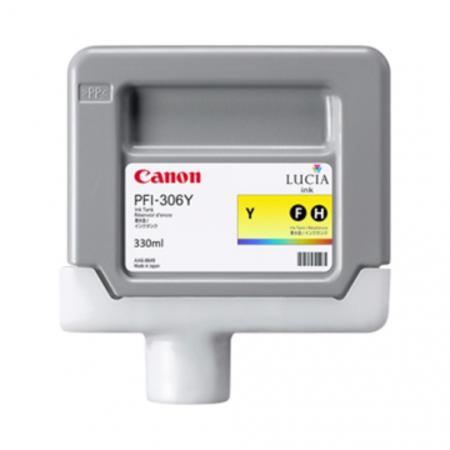 Product image for Canon PFI-306Y Original Yellow Ink Cartridge - Small