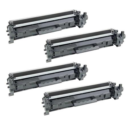 Product image for 999inks Compatible Quad Pack HP 17A Black Laser Toner Cartridges - Small