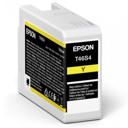 Product image for Epson T46S4 (T46S400) Yellow Original UltraChrome Ink Cartridge (25ml) - Small