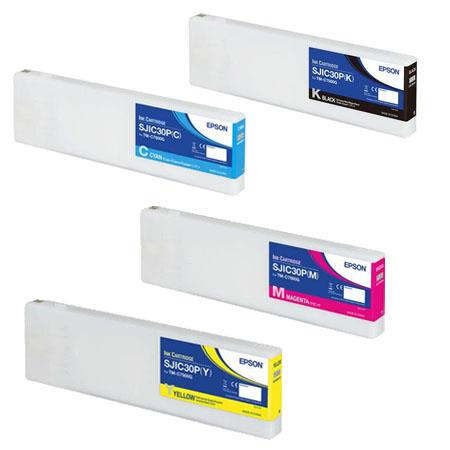 Product image for Epson SJIC30 Full Set Original Ink Cartridges - Small