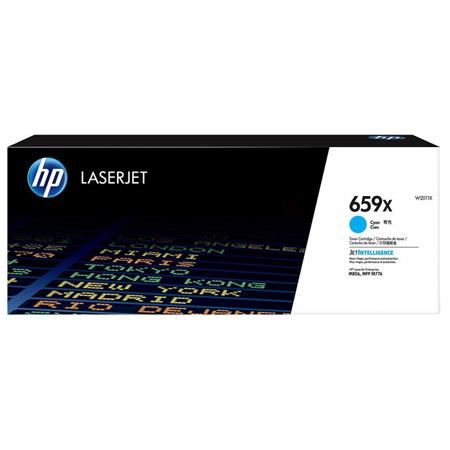 Product image for HP 659X Cyan Original High Capacity Toner Cartridge (W2011X) - Small