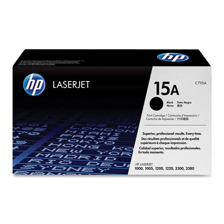 Product image for HP 15A Black Original Standard Capacity Toner Cartridge with Ultraprecise Technology (C7115A) - Small