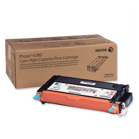 Product image for Xerox 106R01392 Cyan Original High Capacity  Laser Toner Cartridge - Small