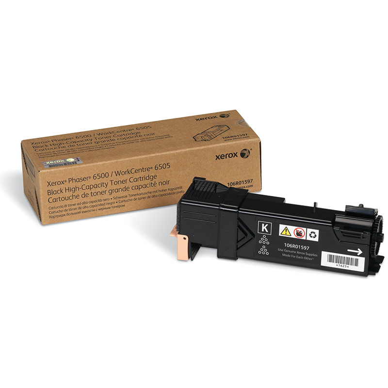 Product image for Xerox 106R01597 Original Black High Capacity Toner Cartridge - Small