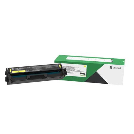 Product image for Lexmark C340X40 Yellow Original High Capacity Toner Cartridge - Small