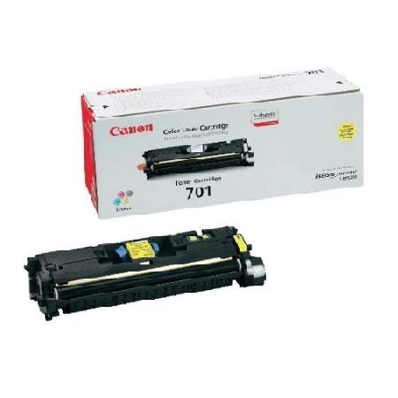 Product image for Canon 701 Yellow Original Laser Toner Cartridge - Small