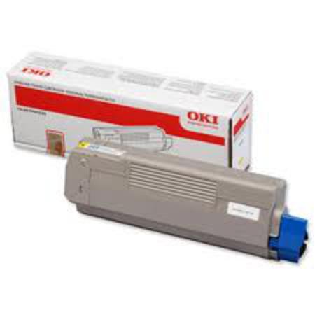 Product image for OKI 44315305 Original Yellow Toner Cartridge - Small