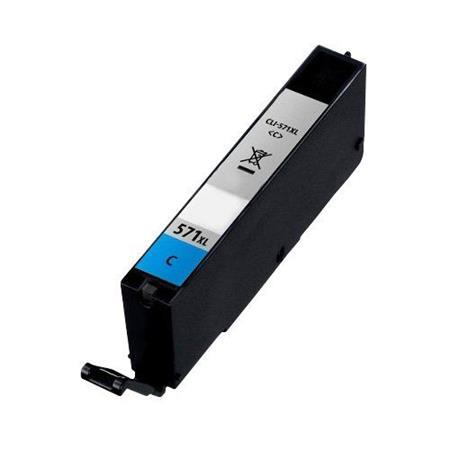 Product image for 999inks Compatible Cyan Canon CLI-571CXL High Capacity Inkjet Printer Cartridge - Small