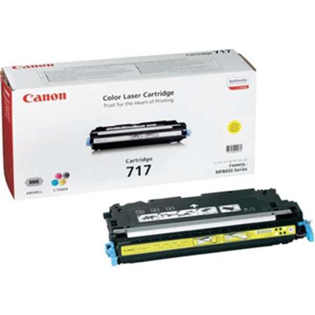 Product image for Canon 717Y Yellow Original Laser Toner Cartridge - Small