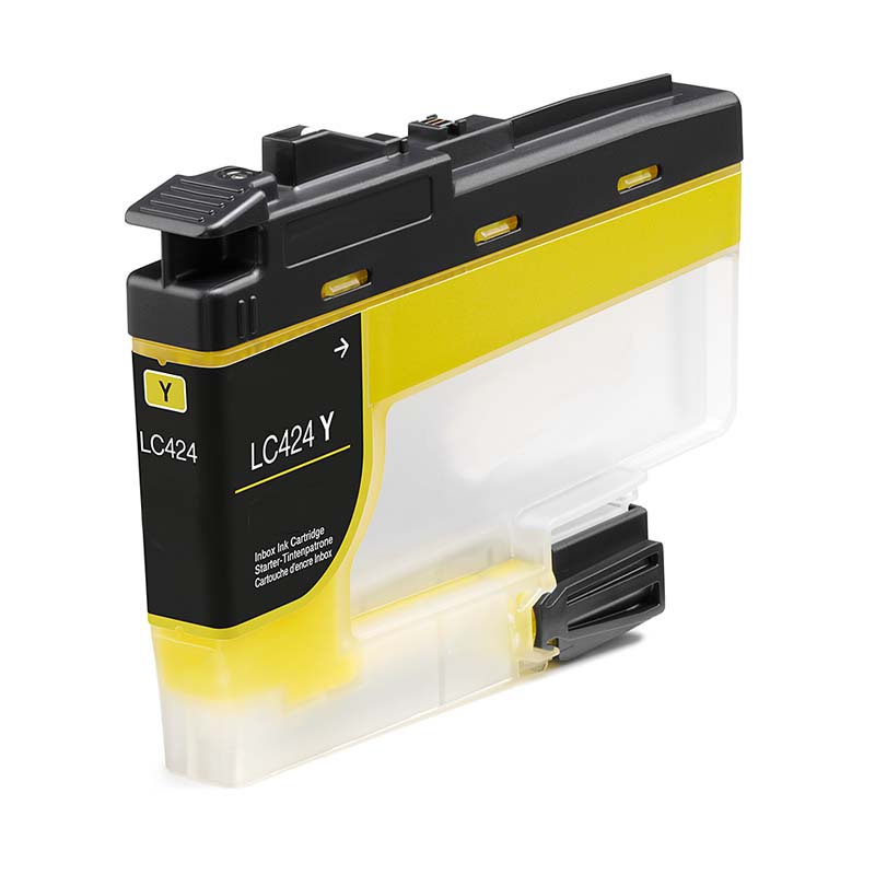 Product image for 999inks Compatible Brother LC424Y Yellow Inkjet Printer Cartridge - Small