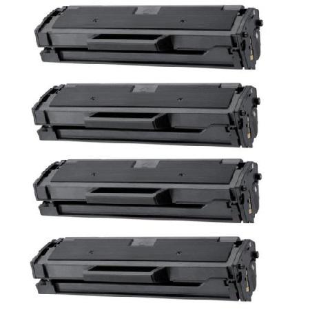 Product image for 999inks Compatible Quad Pack Samsung MLT-D101S Black Laser Toner Cartridges - Small