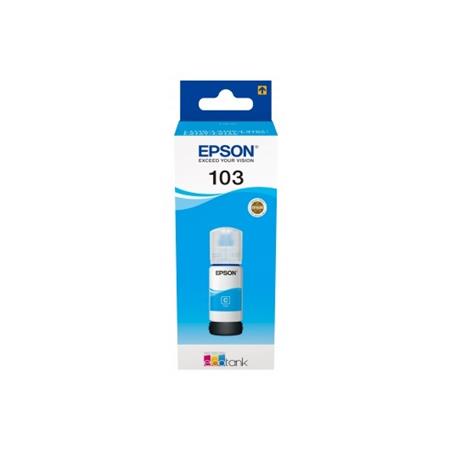 Product image for Epson 103 (T00S24A) Cyan Original Ink Bottle - Small