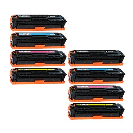 Product image for 999inks Compatible Multipack HP 651A 2 Full Sets Laser Toner Cartridges - Small