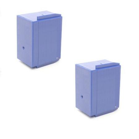 Product image for 999inks Compatible Twin Pack Pitney Bowes 793-5BN Blue Inkjet Printer Cartridges - Small