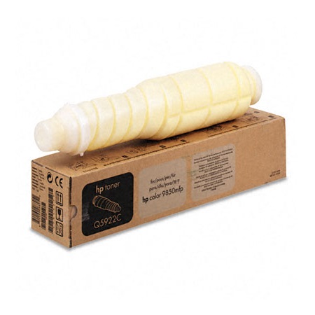 Product image for HP Q5922C Yellow Original Toner Cartridge - Small