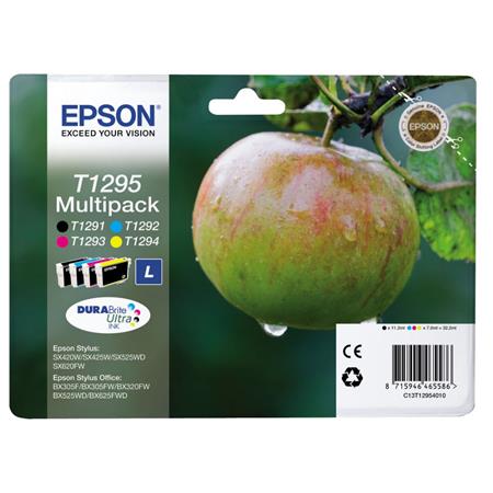 Product image for Epson T1295 Original Multi Pack(Cyan-Magenta-Yellow-Black) - Small