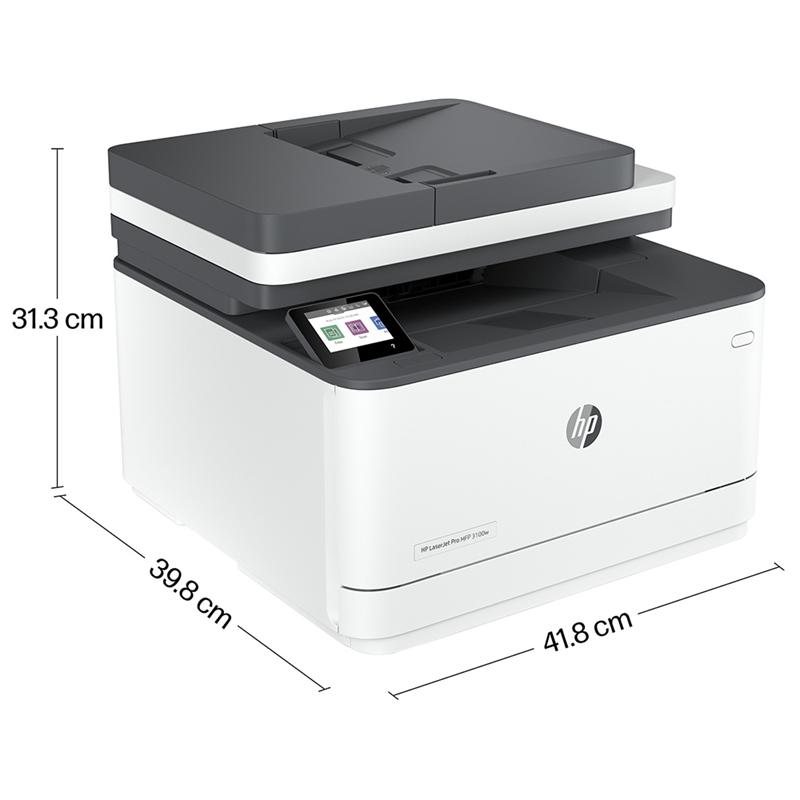 Product image for HP LaserJet Pro MFP 3102fdw A4 Mono Multifunction Laser Printer - Gallery01