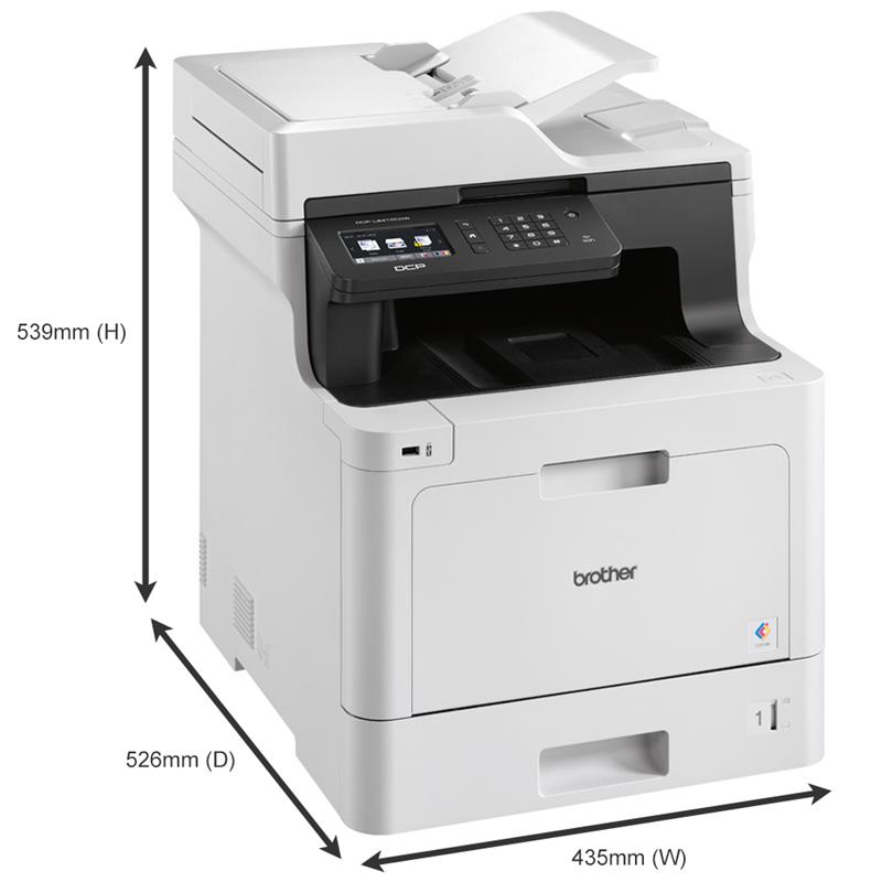 Product image for Brother DCP-L8410CDW A4 Colour Multifunction Laser Printer - Gallery01