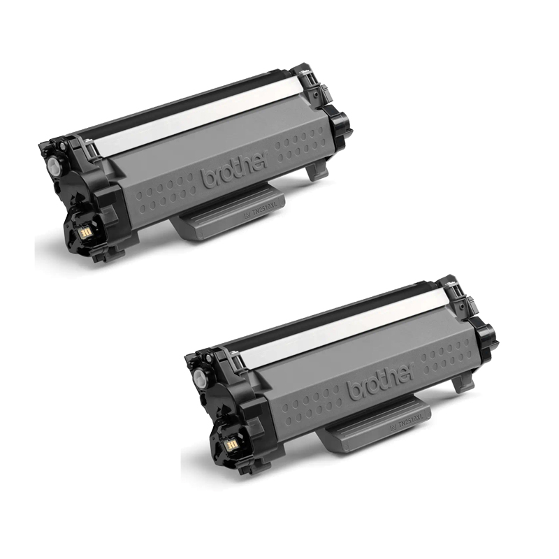 Product image for Brother TN2510XL Black Original Laser Toner Cartridge Twin Pack - Gallery01