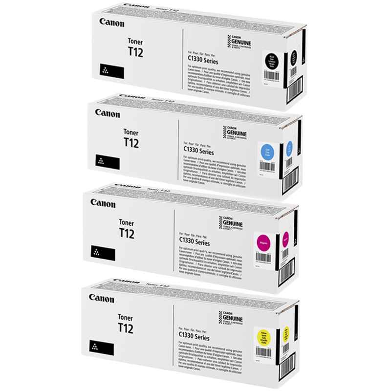 Product image for Canon T12 Full Set Original Laser Toner Cartridges - Gallery01