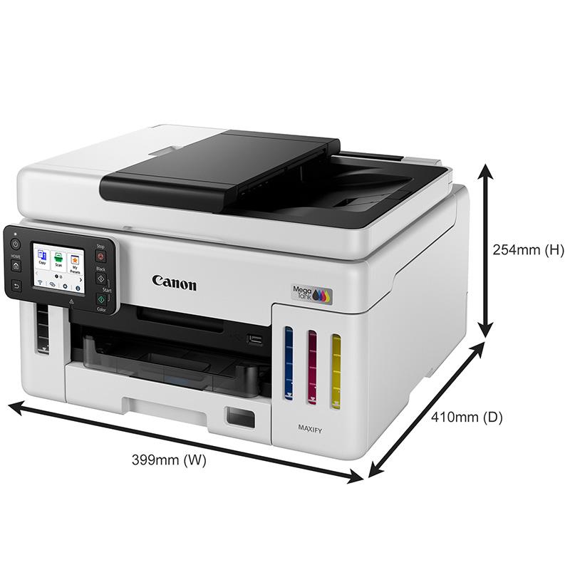 Product image for Canon MAXIFY GX6150 MegaTank A4 Colour Multifunction Inkjet Printer - Gallery01