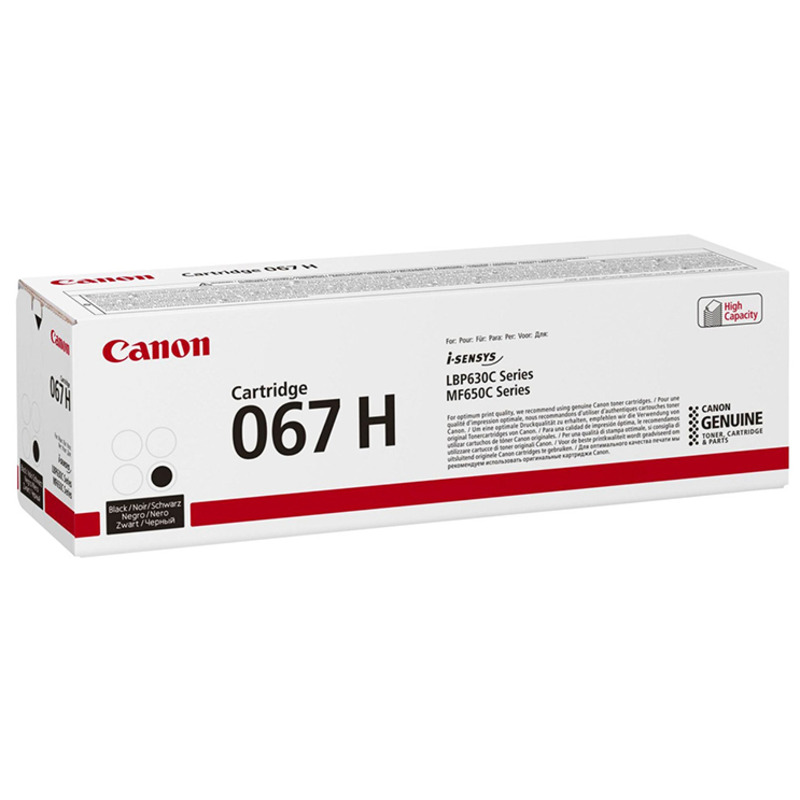 Product image for Canon 067H (5106C002) Black Original High Capacity Toner Cartridge - Gallery01