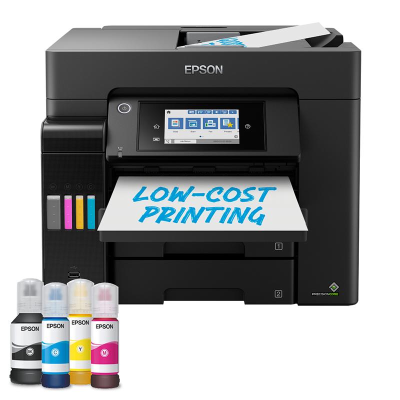 Product image for Epson EcoTank ET-5855 A4 Colour Multifunction Inkjet Printer - Gallery01