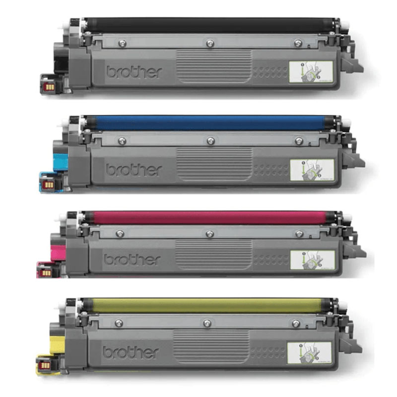 Brother TN248BK/Y Full Set Original Standard Capacity Laser Toner Cartridges