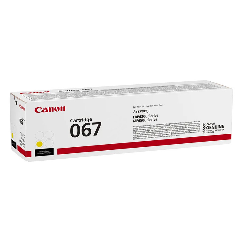 Product image for Canon 067 (5099C002) Yellow Original Standard Capacity Toner Cartridge - Gallery01