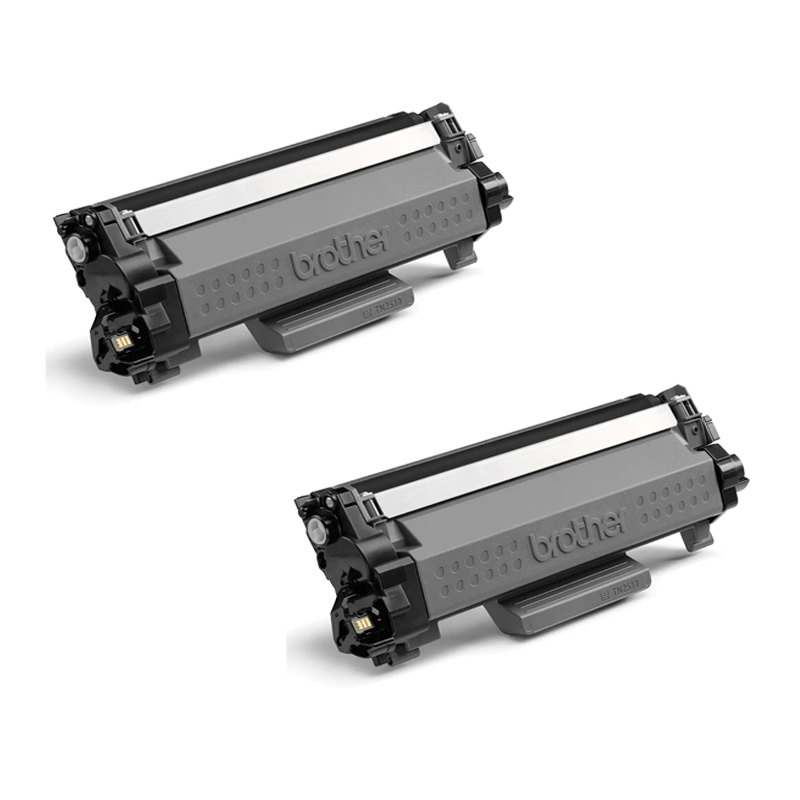 Product image for Brother TN2510 Black Original Laser Toner Cartridge Twin Pack - Gallery01