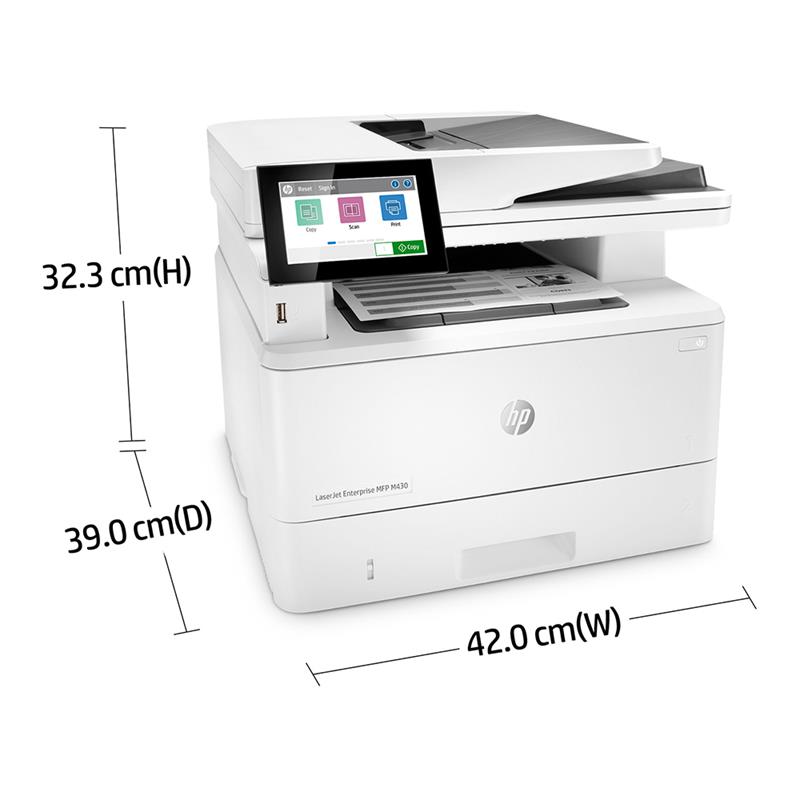 Product image for HP LaserJet Enterprise MFP M430f A4 Mono Multifunction Laser Printer - Gallery01