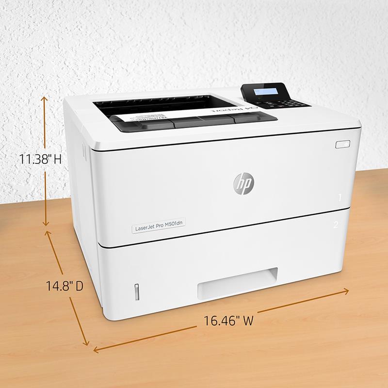 Product image for HP LaserJet Pro M501dn A4 Mono Laser Printer - Gallery01