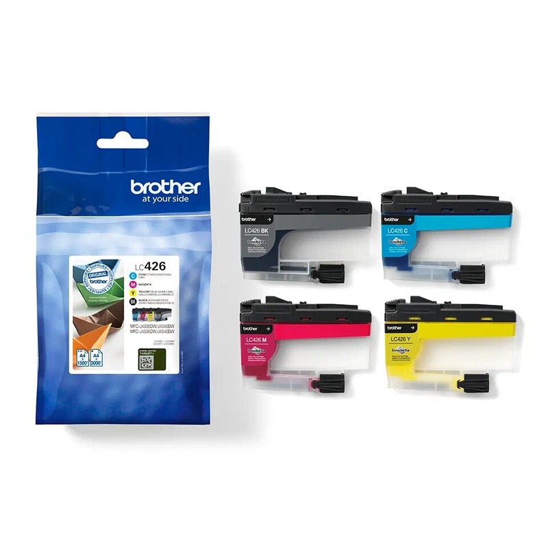 Product image for Brother LC426VAL BK/C/M/Y Original Multipack Standard Capacity Ink Cartridges - Gallery01