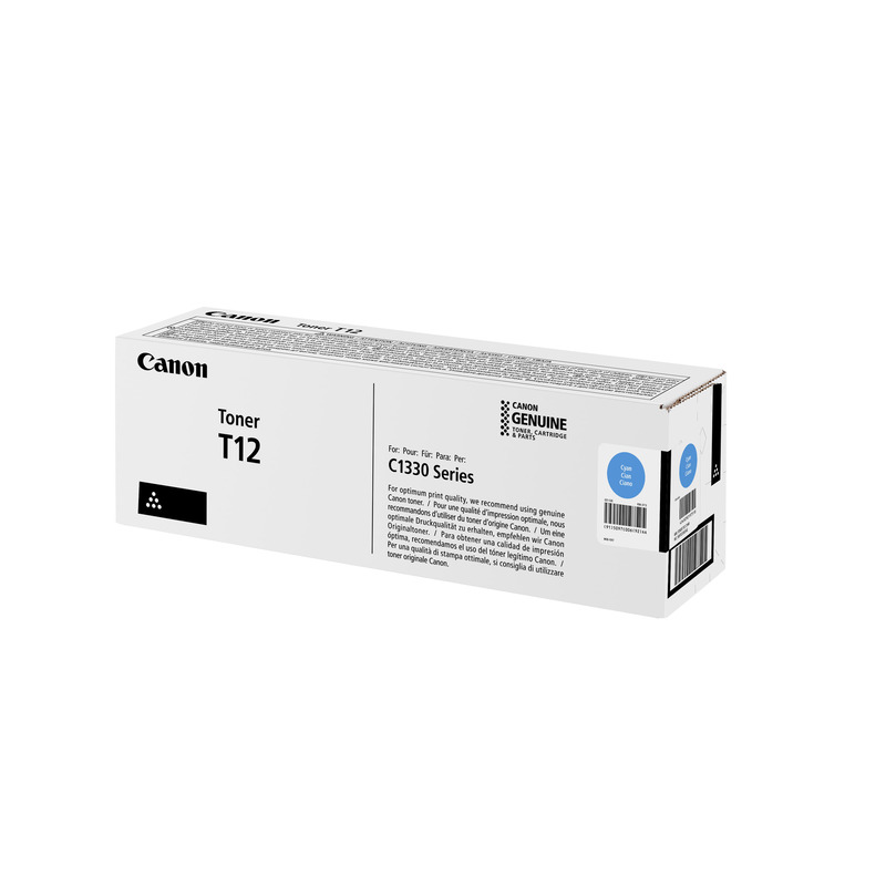 Product image for Canon T12 (5097C006AA) Cyan Original Toner Cartridge - Gallery01