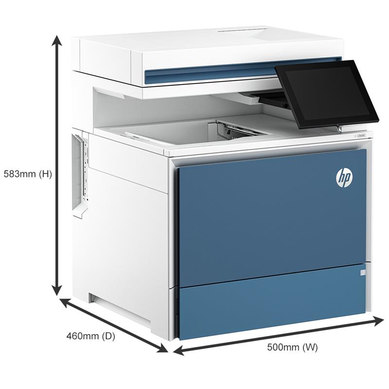 Product image for HP Color LaserJet Enterprise MFP 5800dn A4 Colour Multifunction Laser Printer - Gallery01
