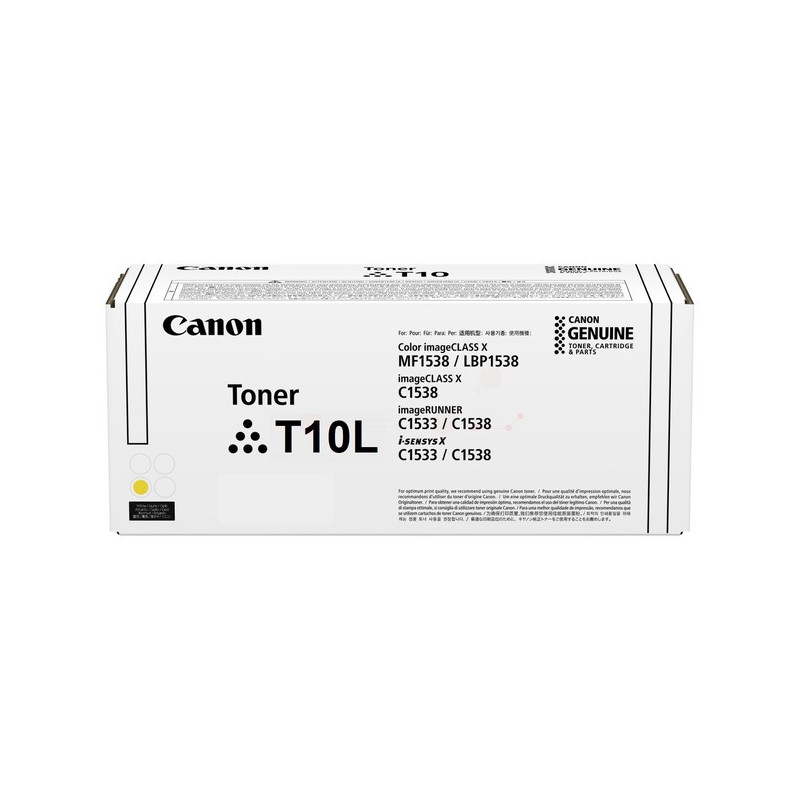 Product image for Canon T10L Yellow Original Low Capacity Laser Toner Cartridge - Gallery01