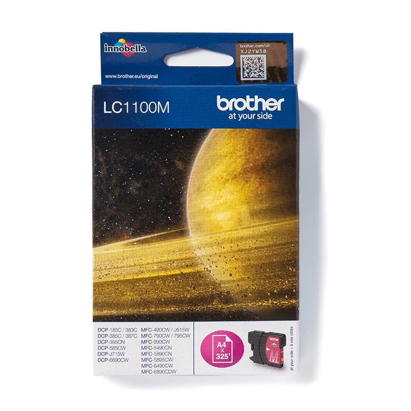 Product image for Brother LC1100M Magenta Original Printer Ink Cartridge (LC-1100M) - Gallery01