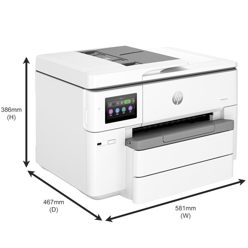 Product image for HP OfficeJet Pro 9730e A3 Colour Multifunction Inkjet Printer - Gallery01