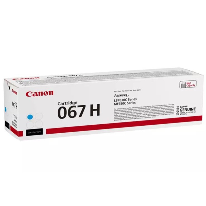 Product image for Canon 067H (5105C002) Cyan Original High Capacity Toner Cartridge - Gallery01