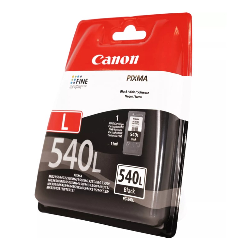 Product image for Canon PG-540L Black High Capacity Original Ink Cartridge - Gallery01