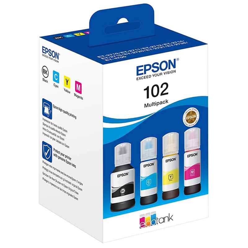 Product image for Epson 102 (T03R640) Original Ink Bottles Multipack - Gallery01