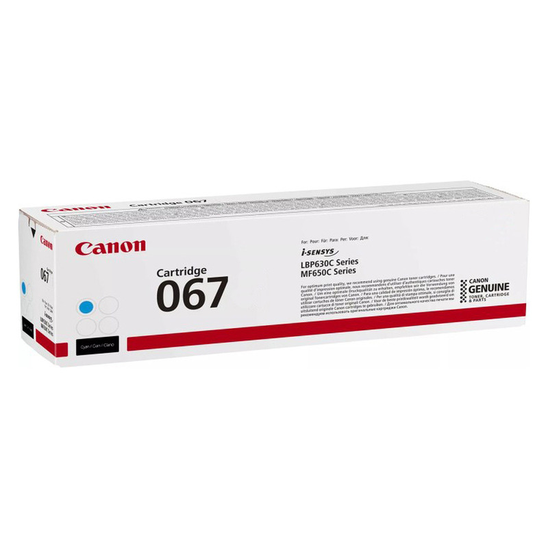 Product image for Canon 067 (5101C002) Cyan Original Standard Capacity Toner Cartridge - Gallery01