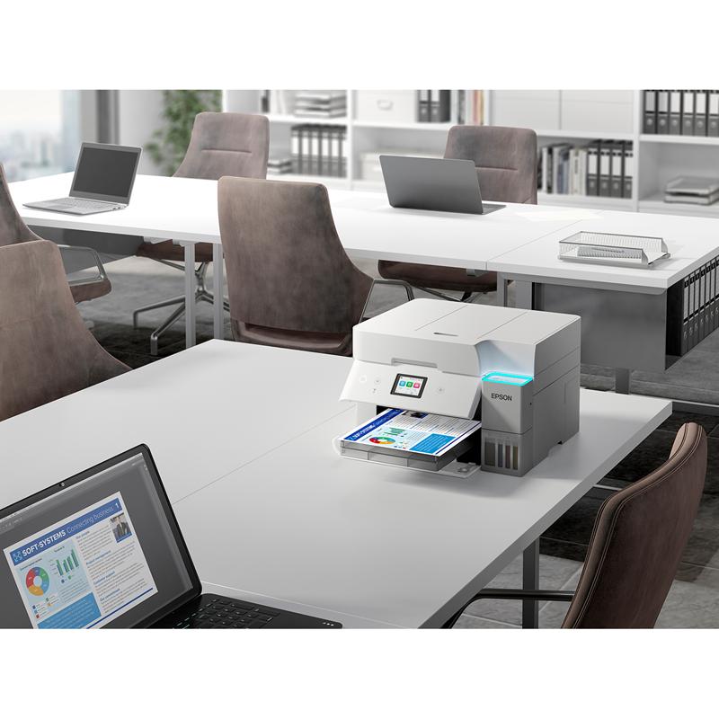 Product image for Epson EcoTank ET-4956 A4 Colour Multifunction Inkjet Printer - Gallery02