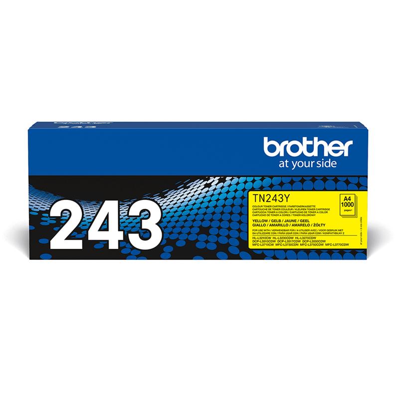 Product image for Brother TN243Y Yellow Original Standard Capacity Toner Cartridge - Gallery02