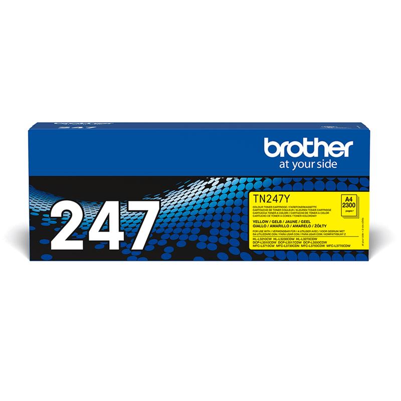 Product image for Brother TN247Y Yellow Original High Capacity Toner Cartridge - Gallery02