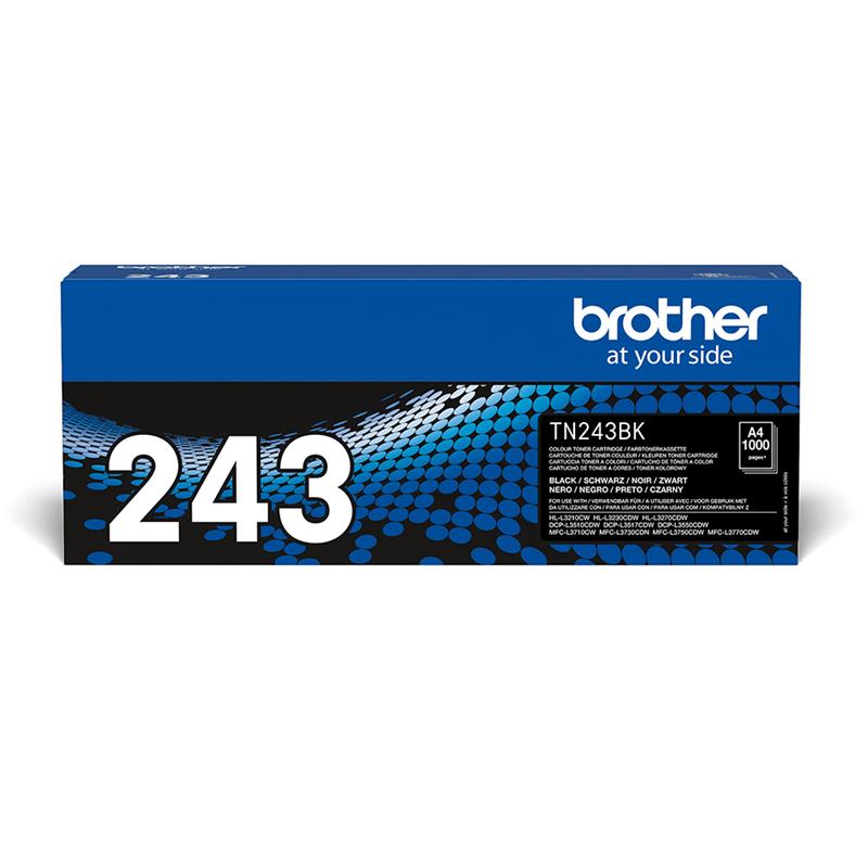 Product image for Brother TN243BK Black Original Standard Capacity Toner Cartridge - Gallery02