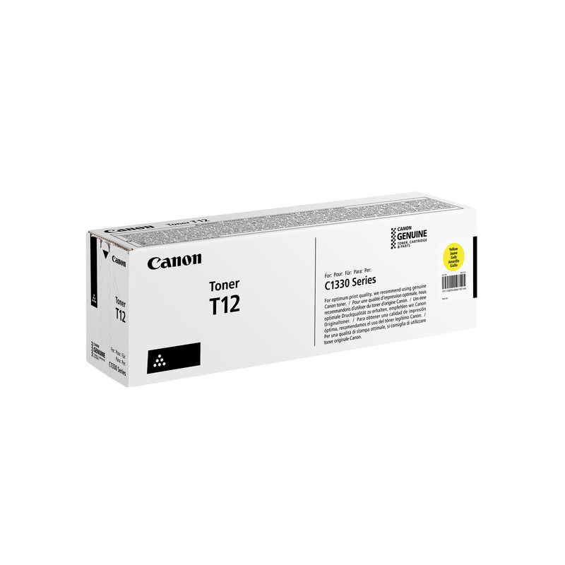 Product image for Canon T12 (5095C006AA) Yellow Original Toner Cartridge - Gallery02