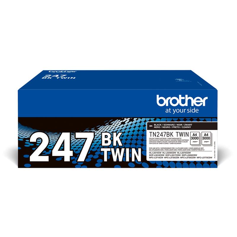 Product image for Brother TN247BKTWIN Multipack Original High Capacity Toner Cartridge Twin Pack - Gallery02