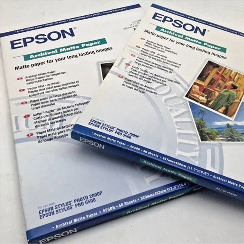 Product image for Epson S041342 A4 Archival Matte Paper (50 sheets) - Gallery02