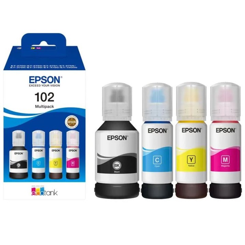 Product image for Epson 102 (T03R640) Original Ink Bottles Multipack - Gallery02